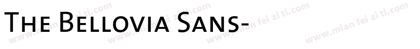 The Bellovia Sans字体转换